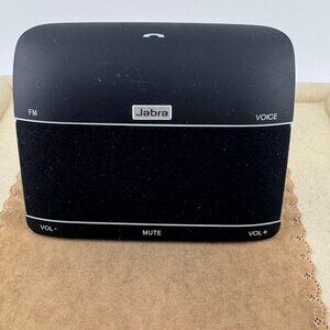 Jabra Freeway (HFS100) is a popular, voice-controlled, Bluetooth speakerphone